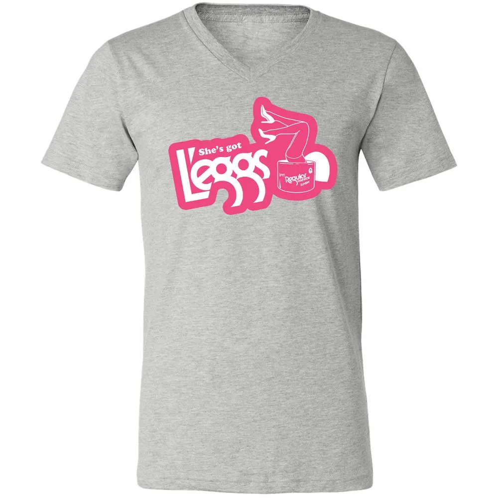Unisex V-Neck T-Shirt - 6LR8ZKR5 - Athletic Heather - 7