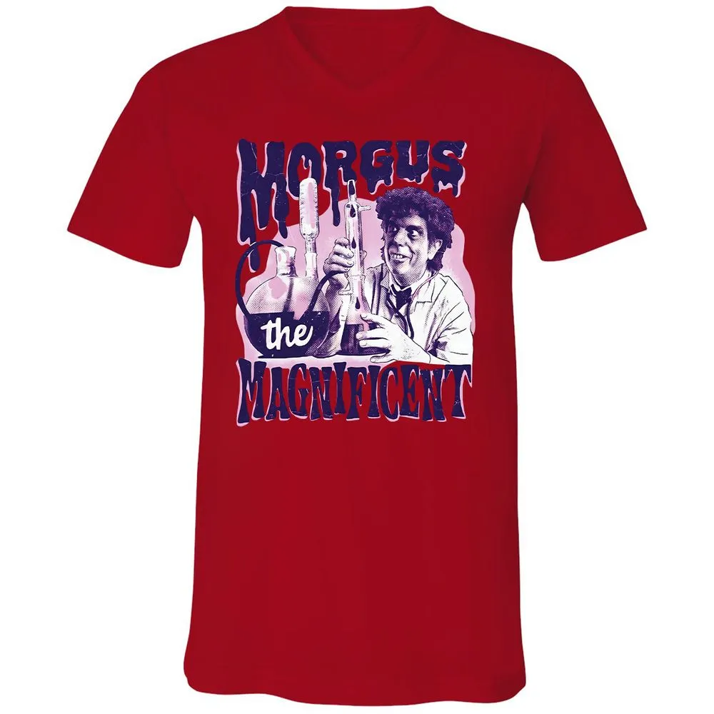 Unisex V-Neck T-Shirt - LPNAFFMB - Red - 3