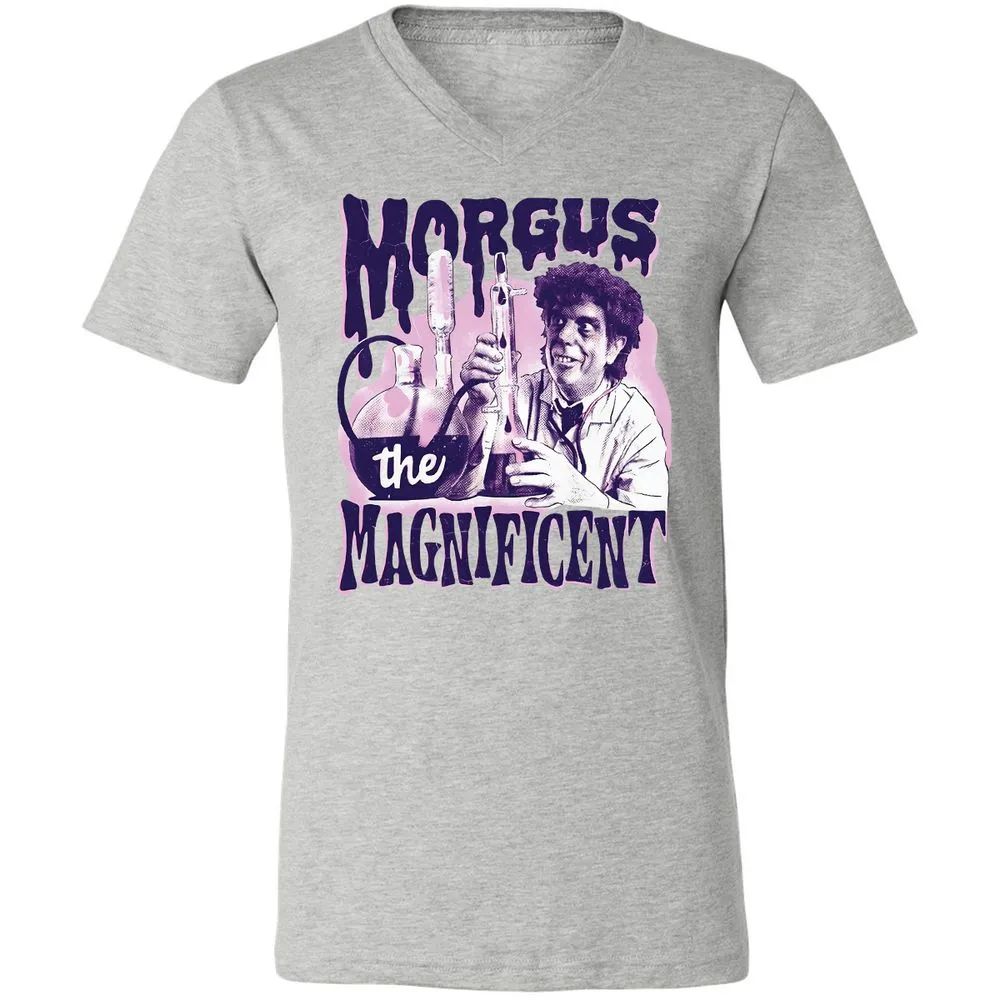 Unisex V-Neck T-Shirt - LPNAFFMB - Athletic Heather - 7