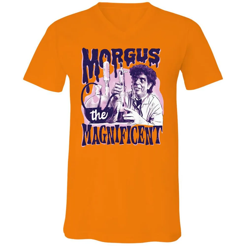 Unisex V-Neck T-Shirt - LPNAFFMB - Orange - 11