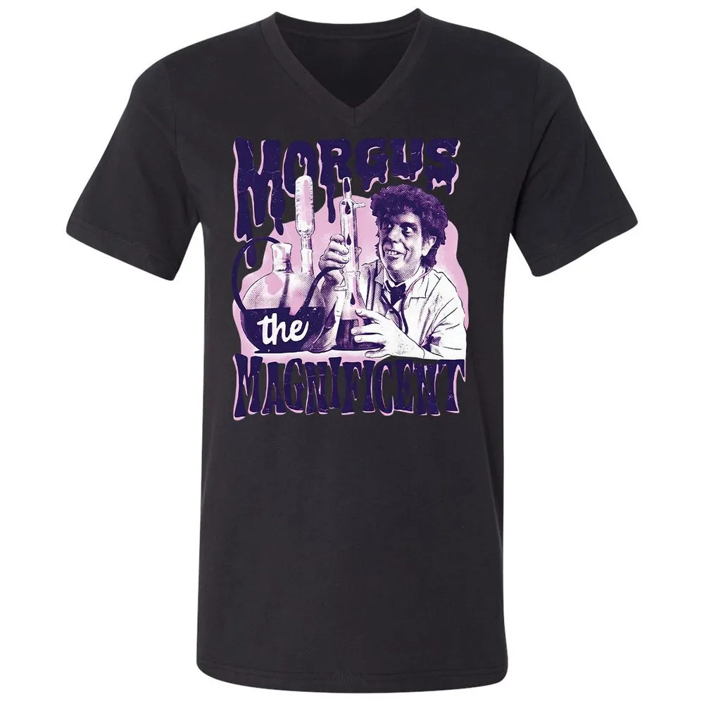 Unisex V-Neck T-Shirt - LPNAFFMB - Black - 16