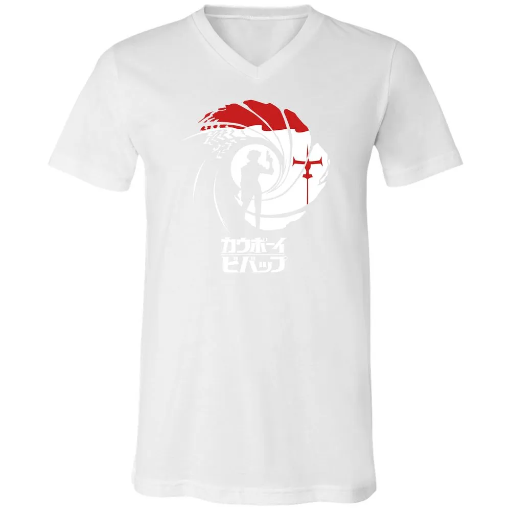 Unisex V-Neck T-Shirt - WJ7MDR21 - White - 5