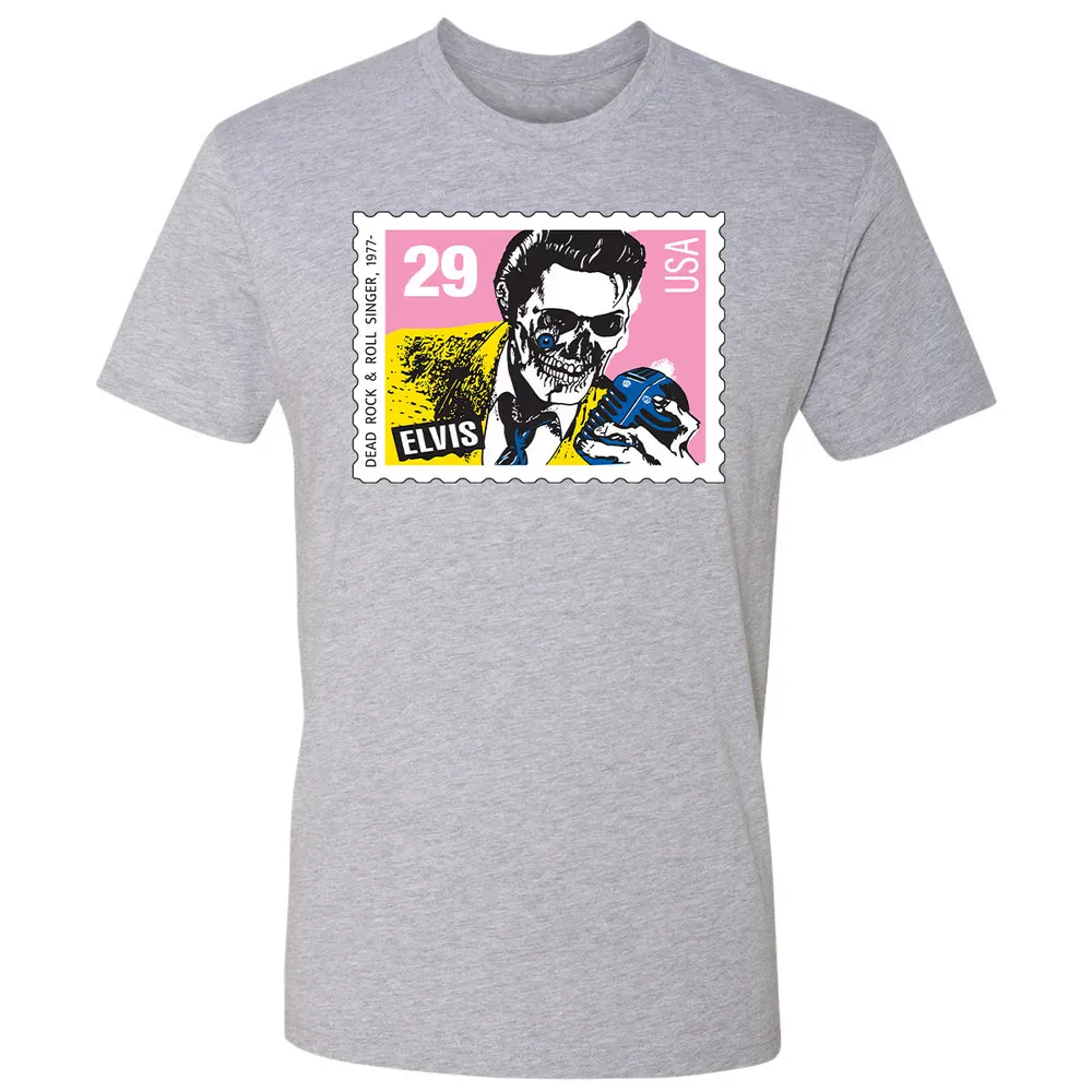 Horror Elvis Presley stamp Premium Unisex T-Shirt - 2