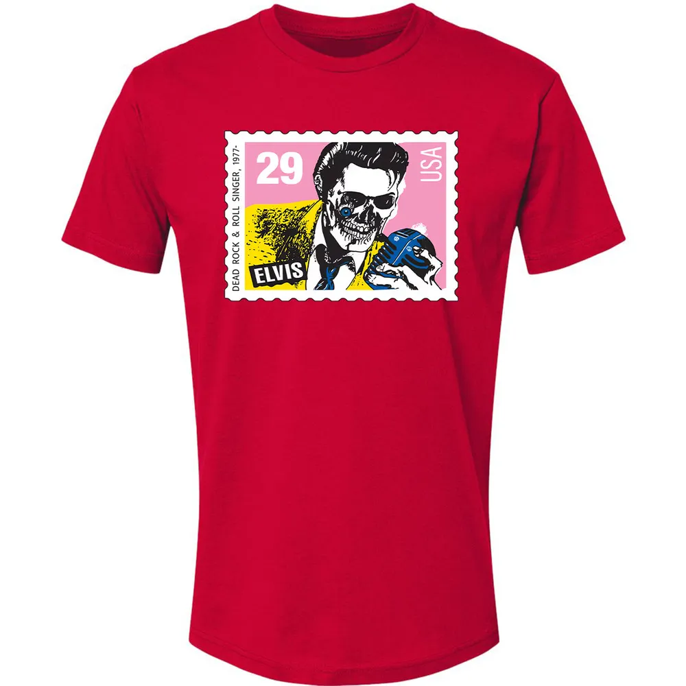 Horror Elvis Presley stamp Premium Unisex T-Shirt - 5