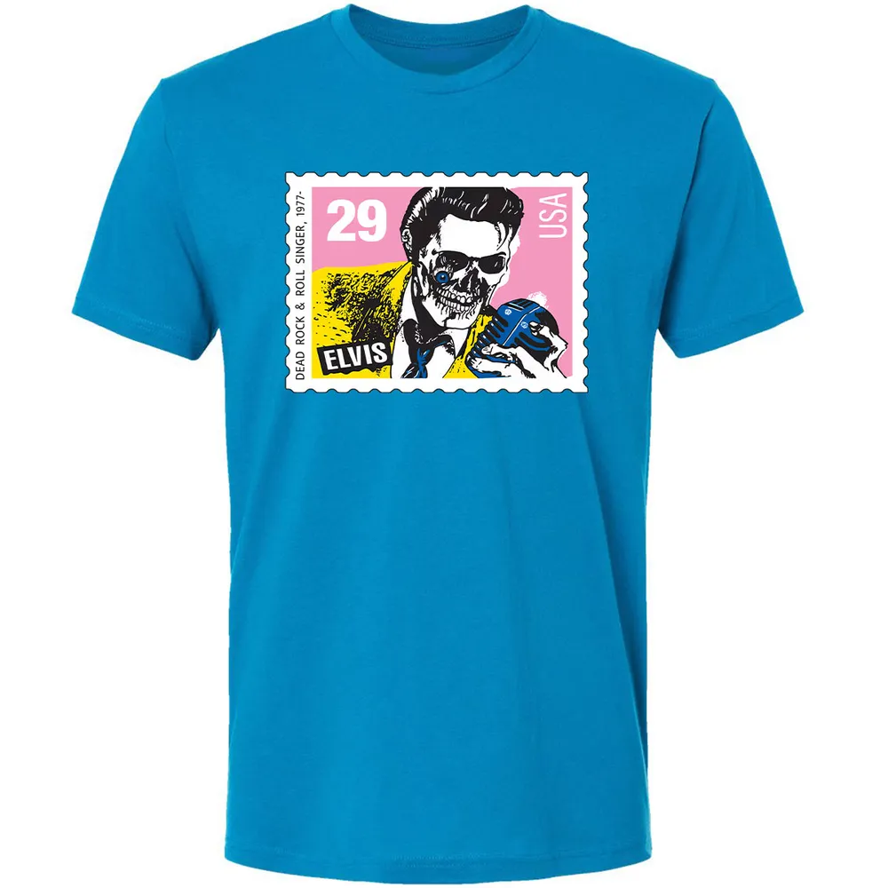 Horror Elvis Presley stamp Premium Unisex T-Shirt - 3