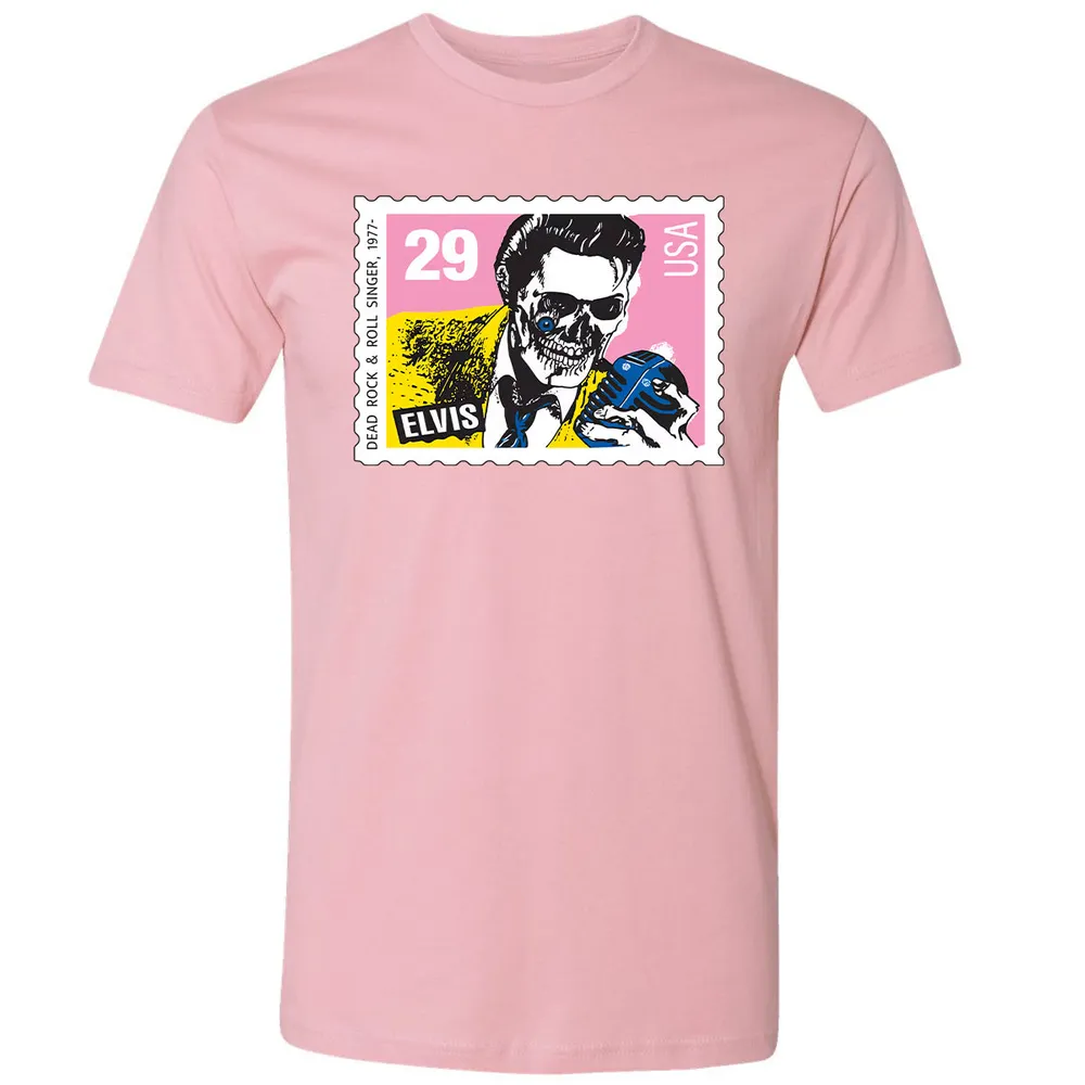 Horror Elvis Presley stamp Premium Unisex T-Shirt - 4
