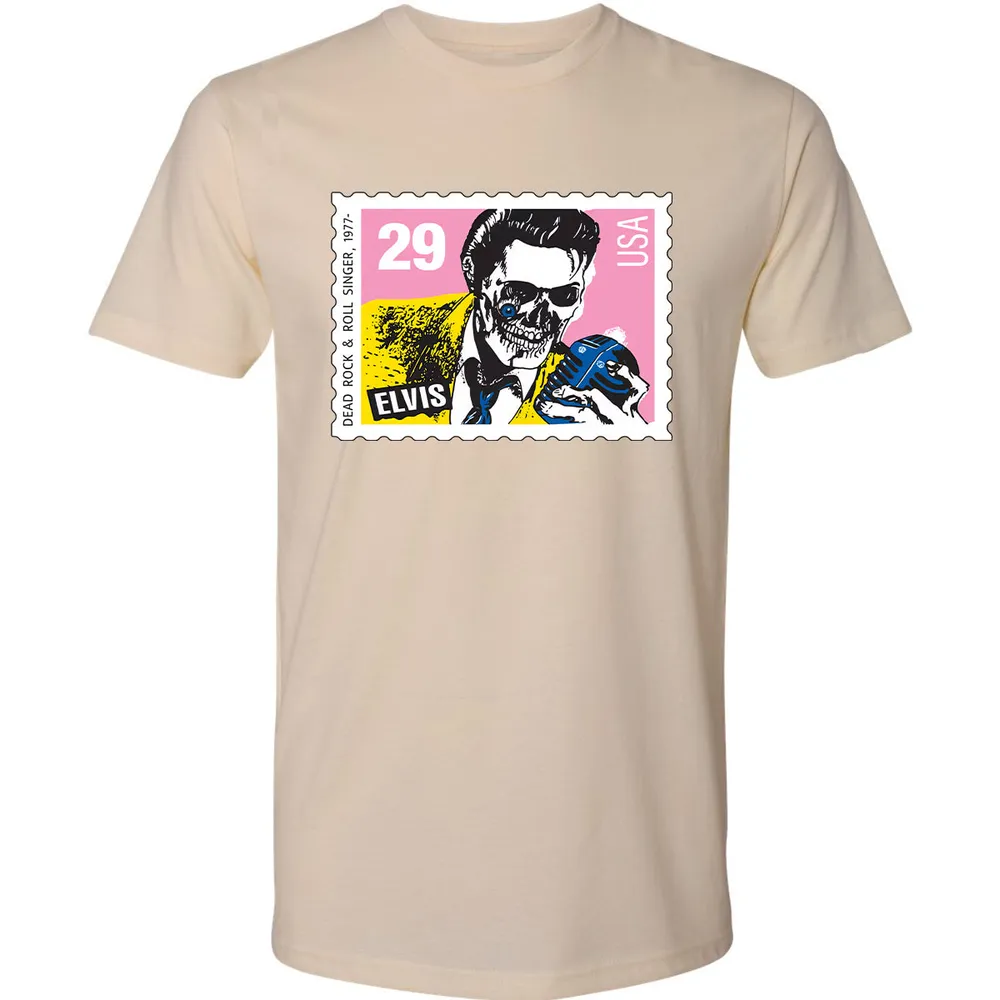 Horror Elvis Presley stamp Premium Unisex T-Shirt - 11