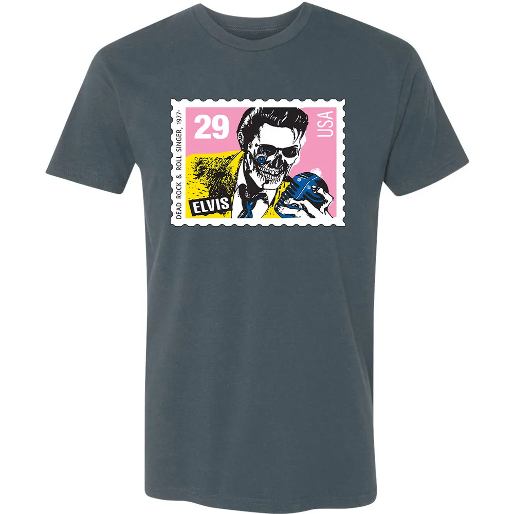 Horror Elvis Presley stamp Premium Unisex T-Shirt - 12