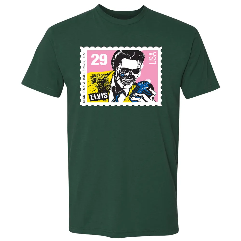 Horror Elvis Presley stamp Premium Unisex T-Shirt - 10