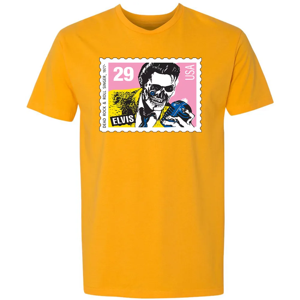Horror Elvis Presley stamp Premium Unisex T-Shirt - 8