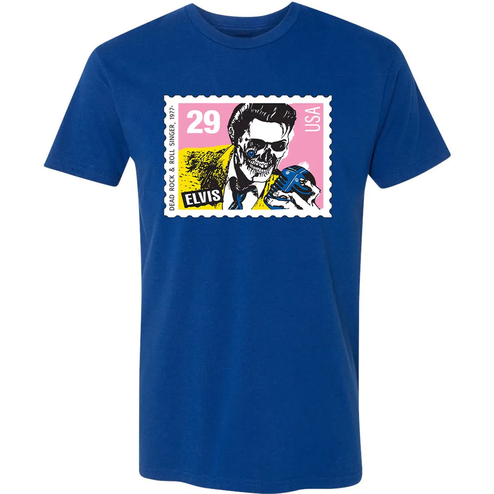 Horror Elvis Presley stamp Premium Unisex T-Shirt - 13