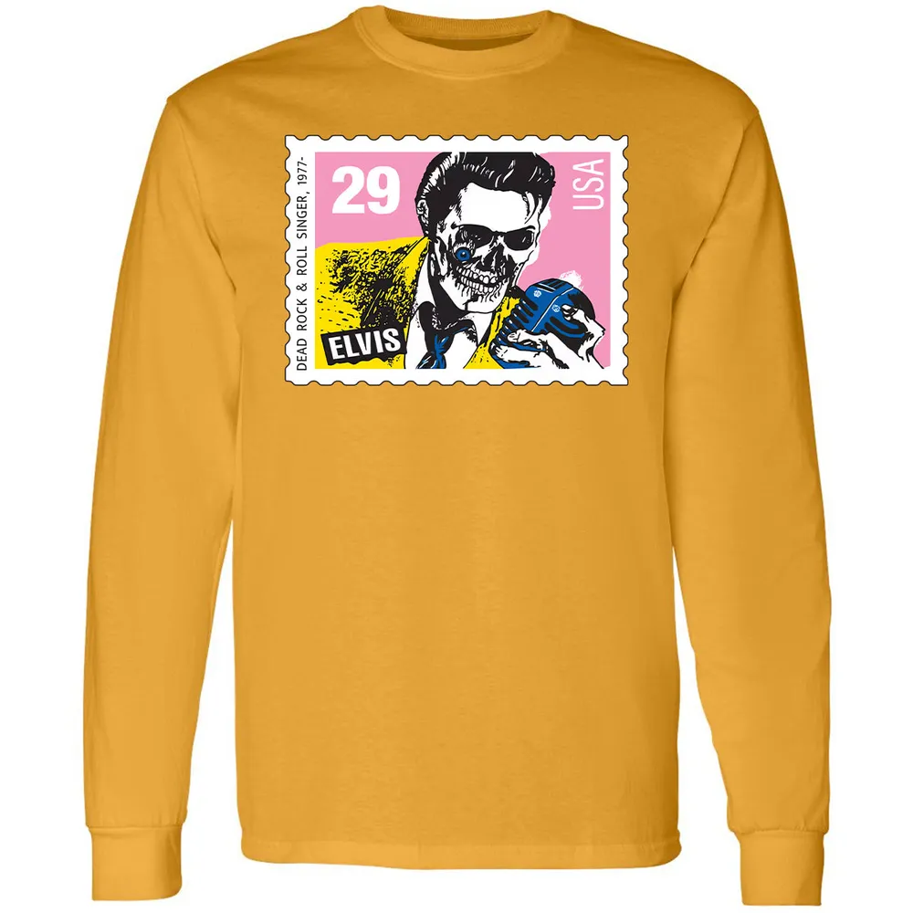 Horror Elvis Presley stamp Long Sleeve T-Shirt - 11