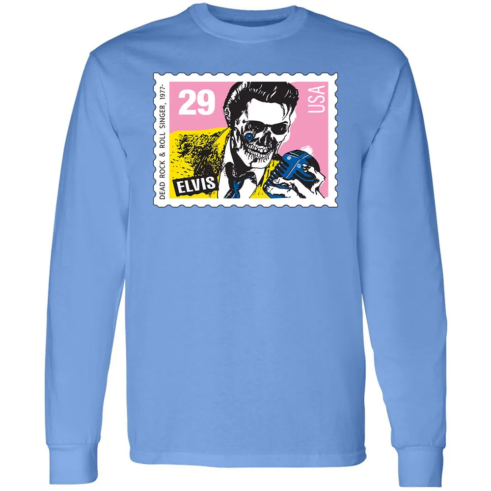 Horror Elvis Presley stamp Long Sleeve T-Shirt - 6
