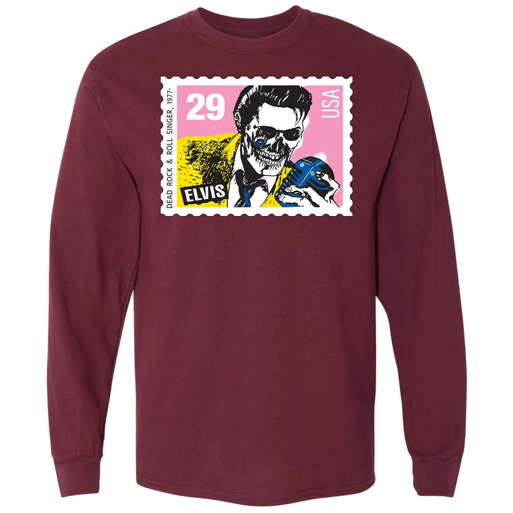 Horror Elvis Presley stamp Long Sleeve T-Shirt - 18