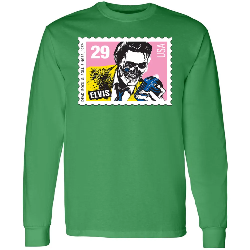 Horror Elvis Presley stamp Long Sleeve T-Shirt - 19