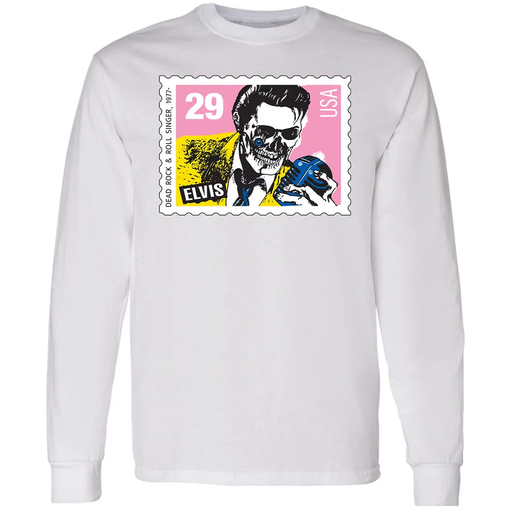 Horror Elvis Presley stamp Long Sleeve T-Shirt - 20