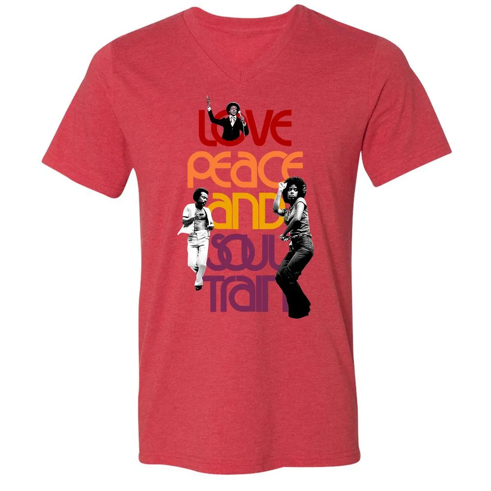 Unisex V-Neck T-Shirt - VNL533L2 - Heather Red - 5