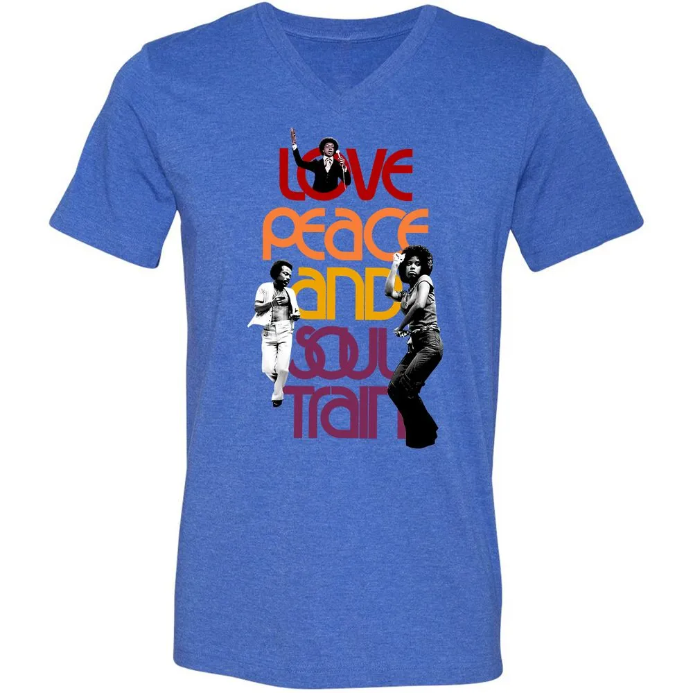 Unisex V-Neck T-Shirt - VNL533L2 - Heather True Royal - 14