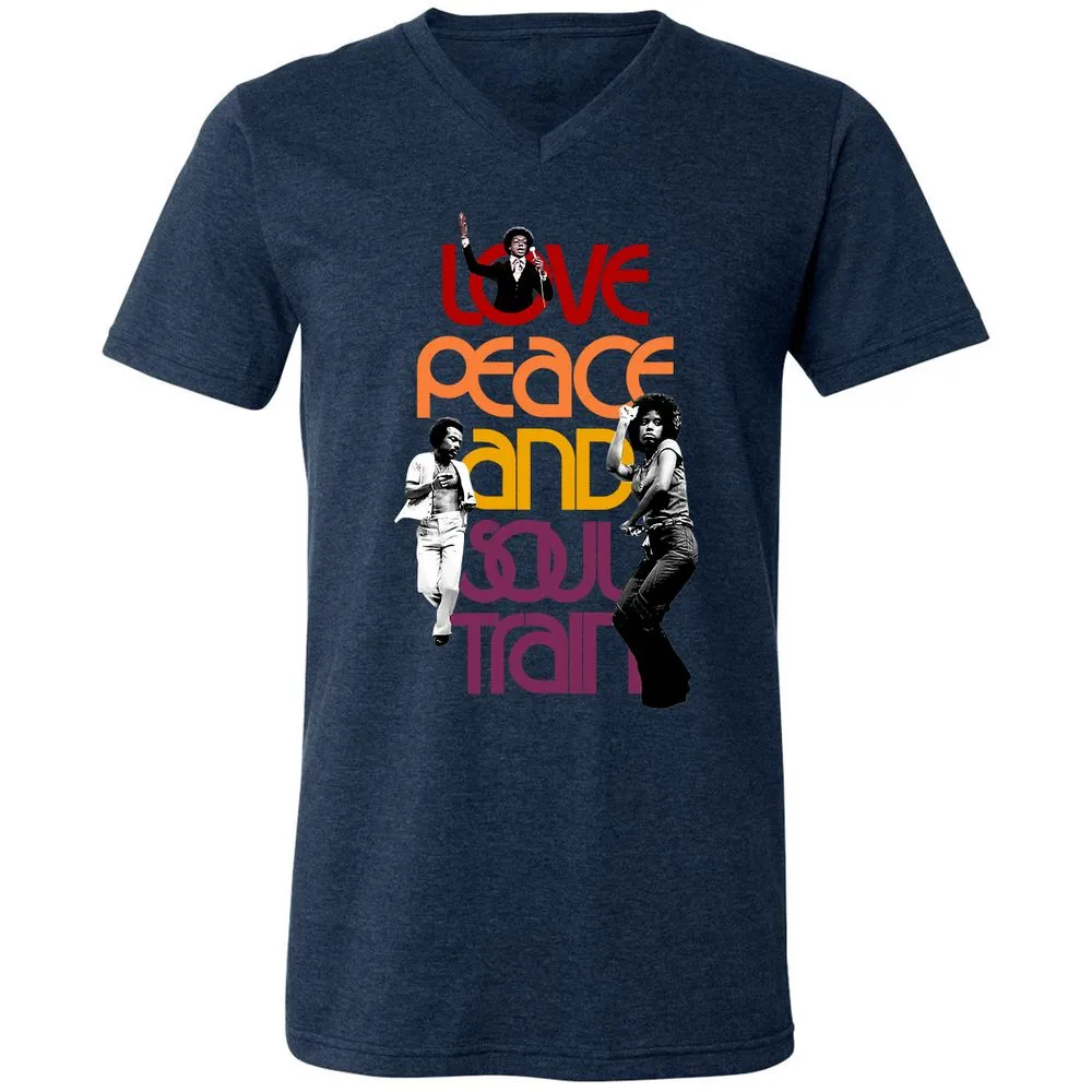 Unisex V-Neck T-Shirt - VNL533L2 - Heather Navy - 15