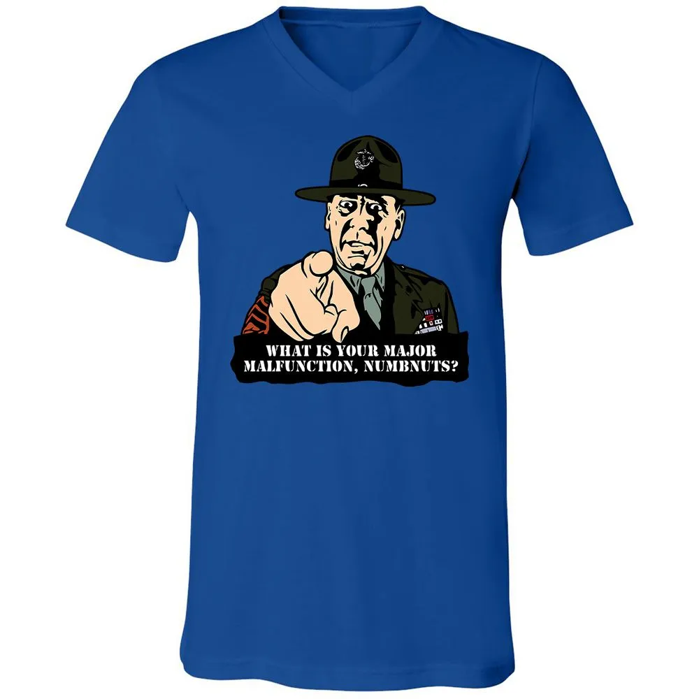 Unisex V-Neck T-Shirt - 4ZVMH4AR - True Royal - 4