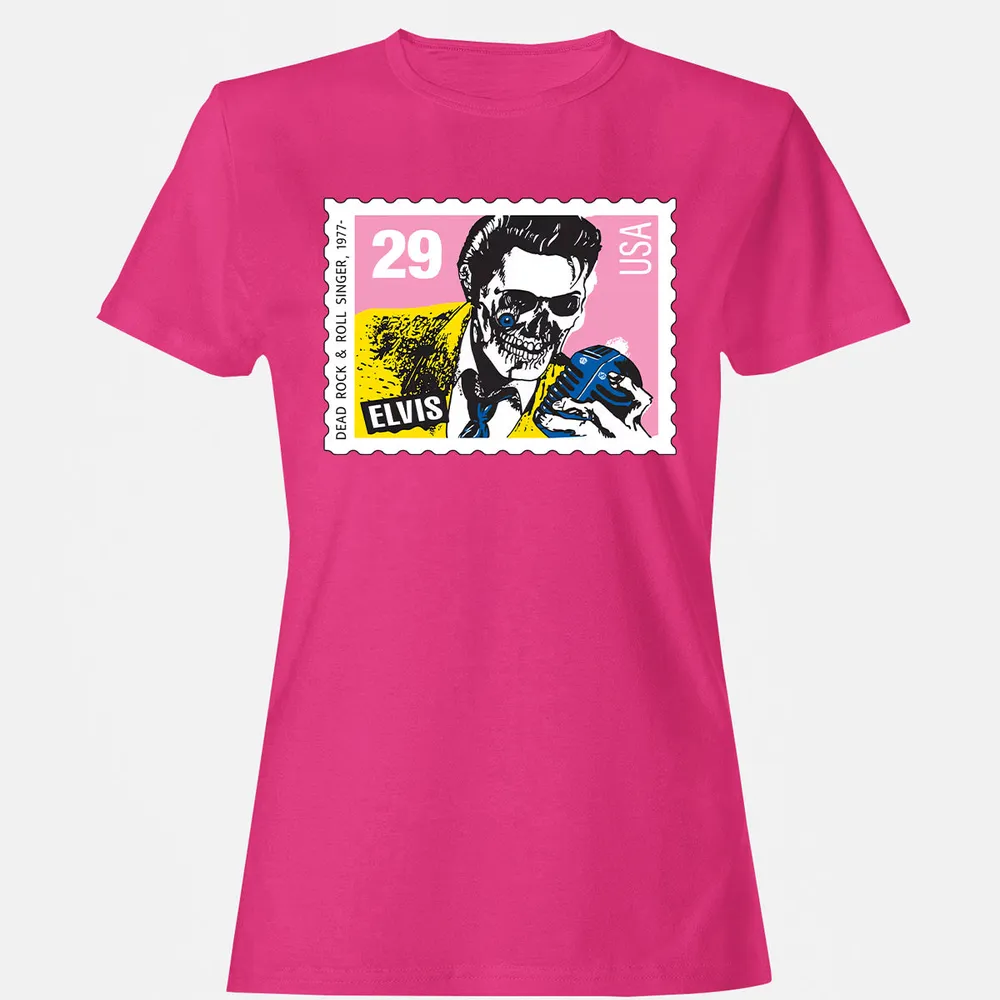 Horror Elvis Presley stamp Women's T-Shirt - 21