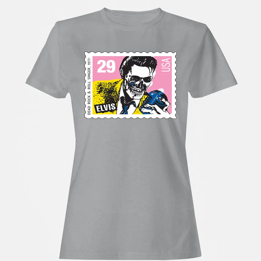 Horror Elvis Presley stamp Women's T-Shirt - 27