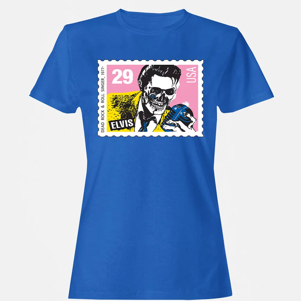 Horror Elvis Presley stamp Women's T-Shirt - 28
