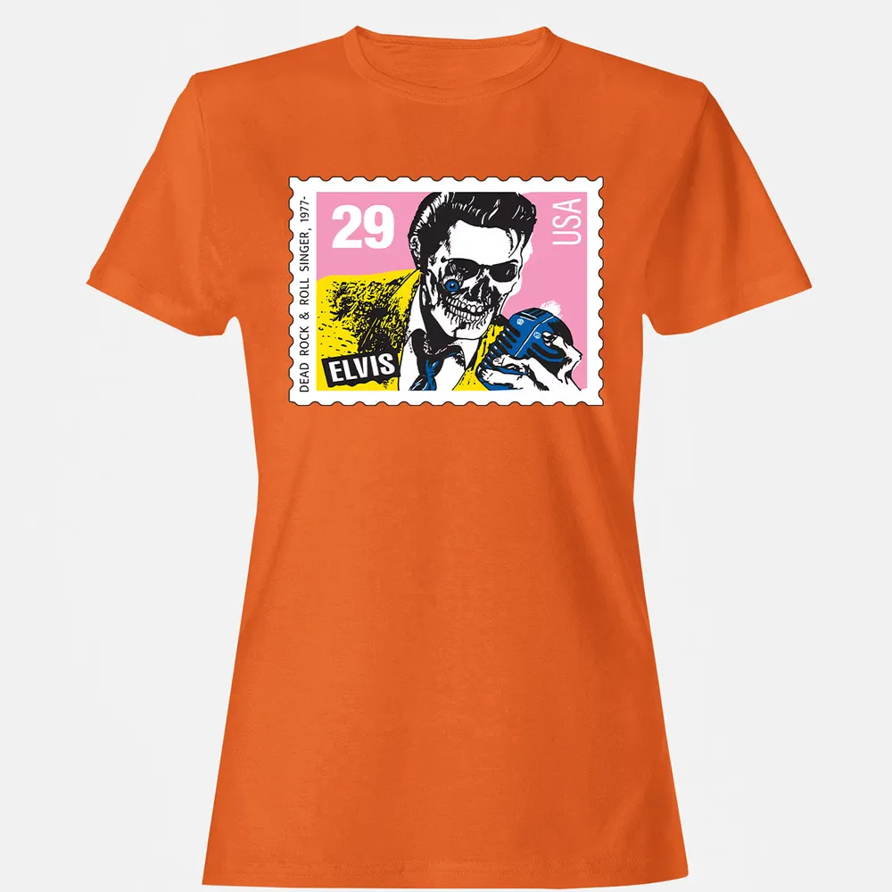 Horror Elvis Presley stamp Women's T-Shirt - 31