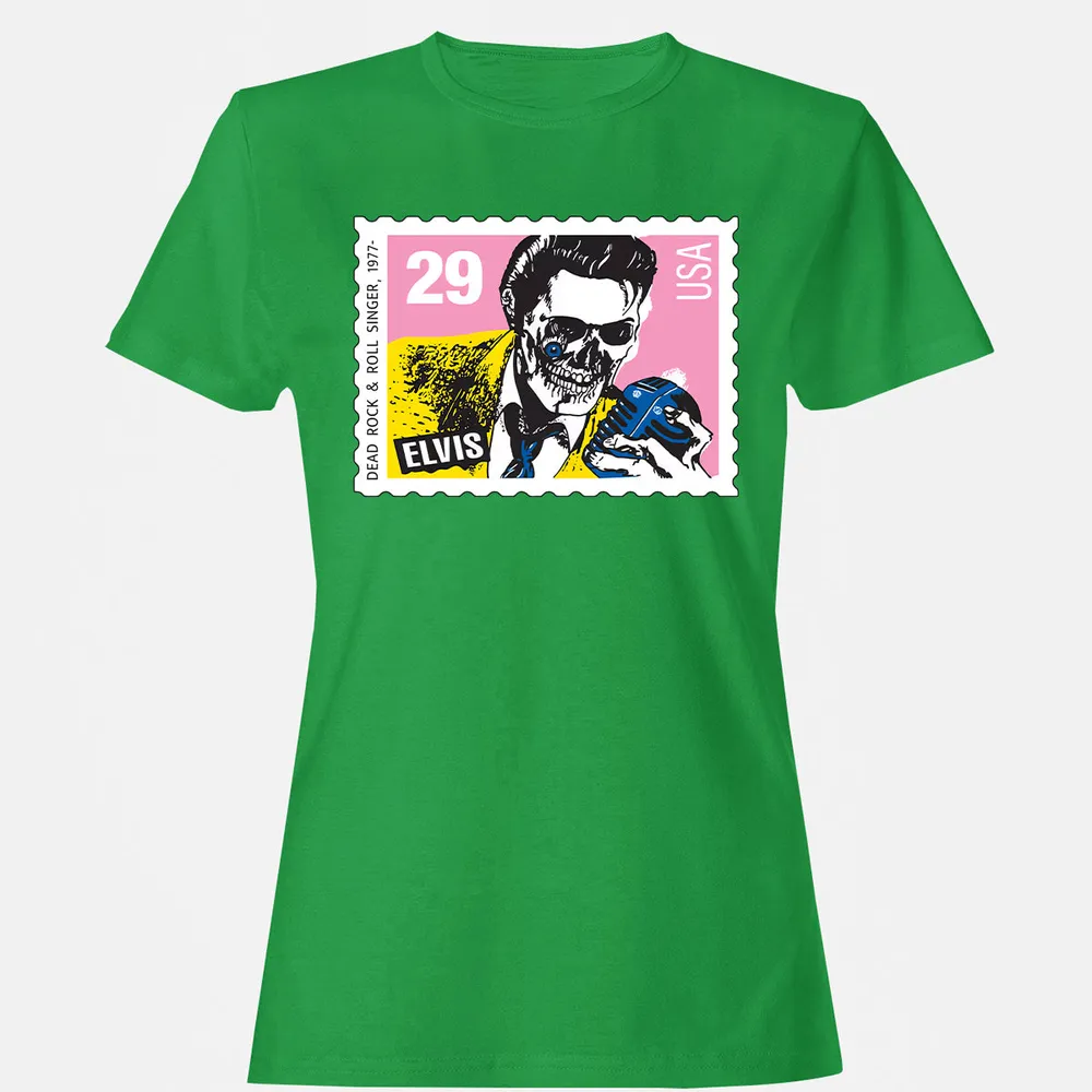 Horror Elvis Presley stamp Women's T-Shirt - 15