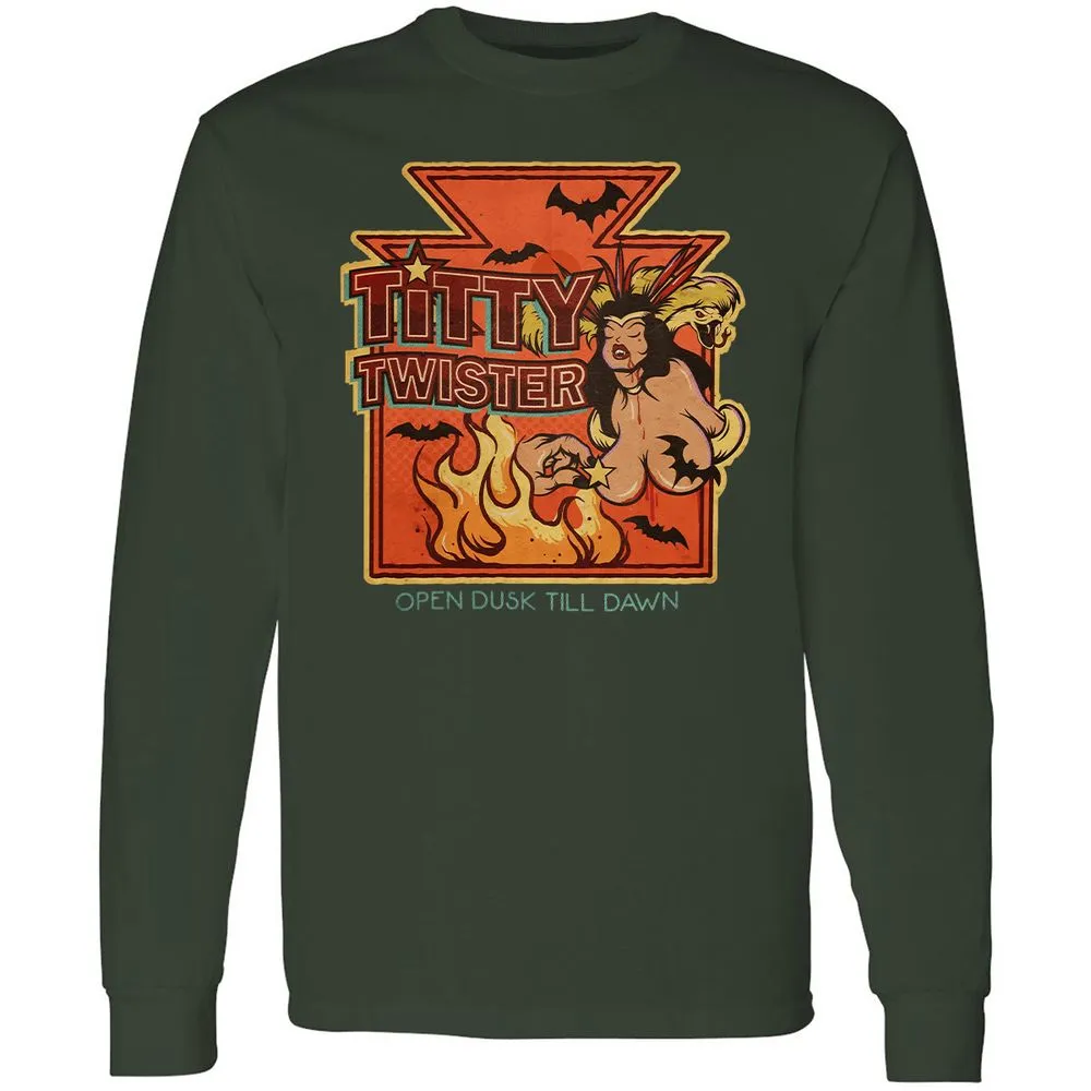 Long Sleeve T-Shirt - 712DV3RG - Forest Green - 4