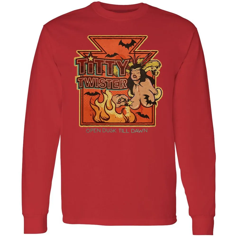 Long Sleeve T-Shirt - 712DV3RG - Red - 14