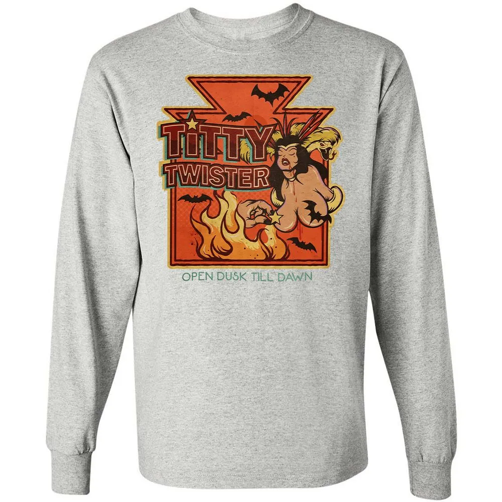 Long Sleeve T-Shirt - 712DV3RG - Ash - 7