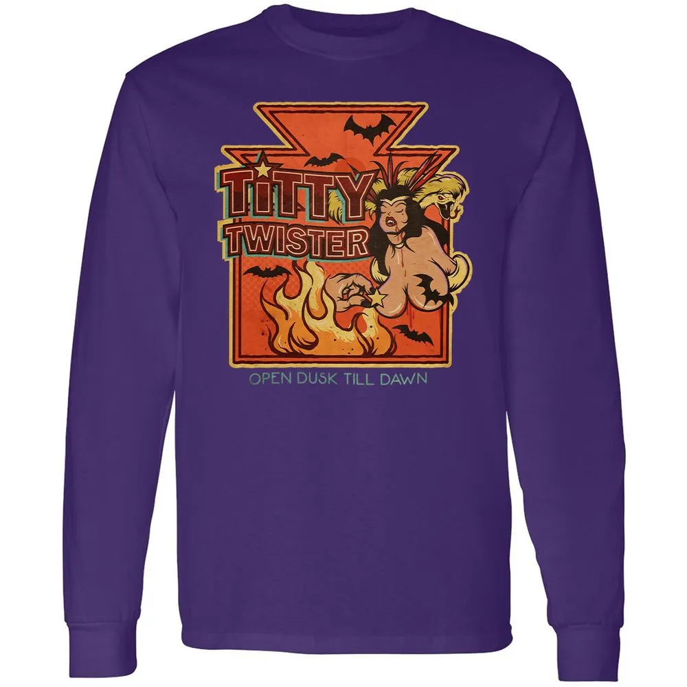 Long Sleeve T-Shirt - 712DV3RG - Purple - 13