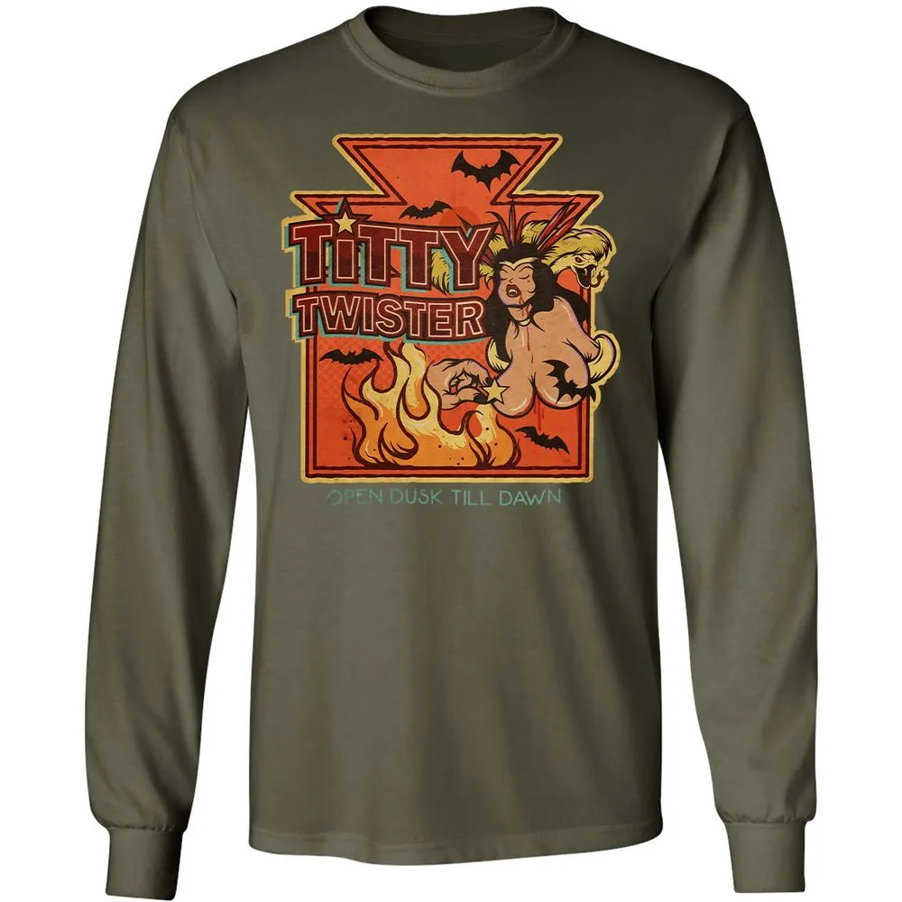 Long Sleeve T-Shirt - 712DV3RG - Military Green - 16