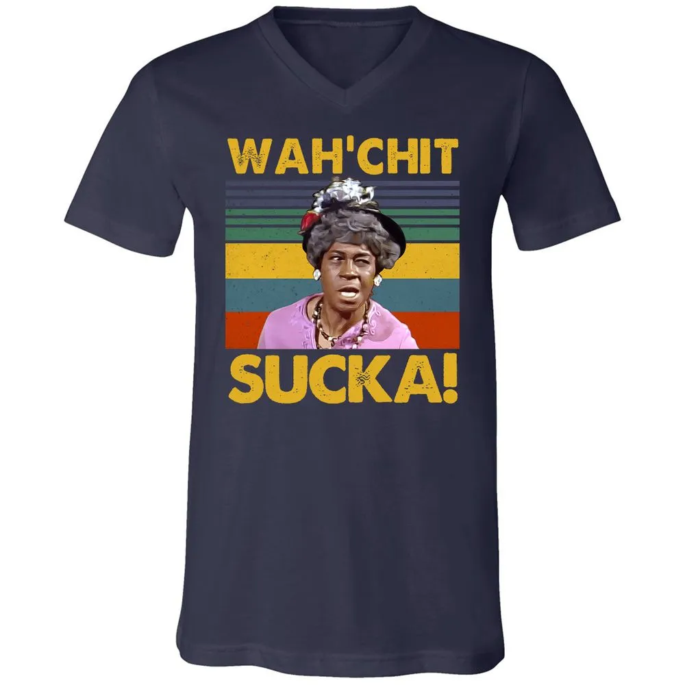 Unisex V-Neck T-Shirt - 9HGT5MXC - Navy - 2