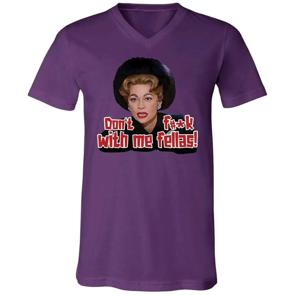Unisex V-Neck T-Shirt - LSMPKTT8 - Team Purple - 2