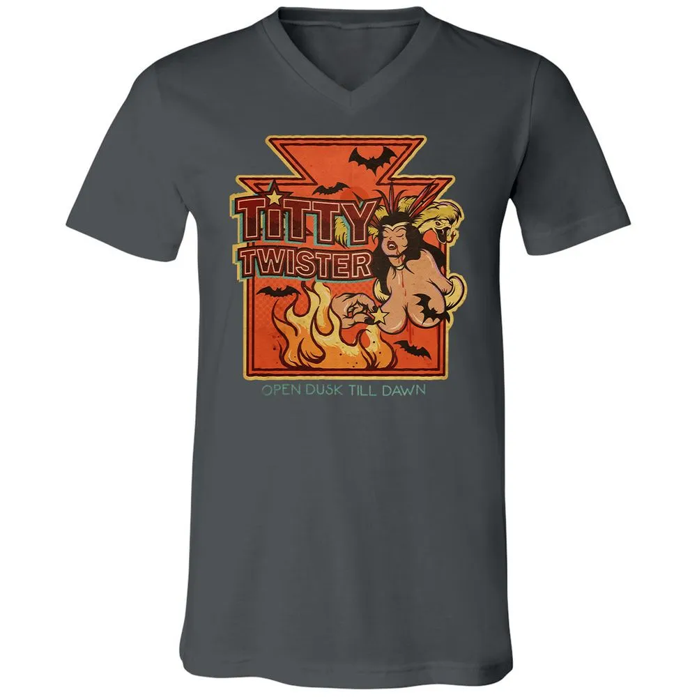 Unisex V-Neck T-Shirt - RK5363S9 - Asphalt - 12