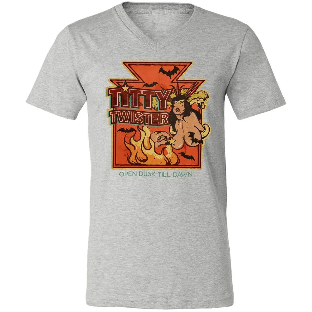 Unisex V-Neck T-Shirt - RK5363S9 - Athletic Heather - 7