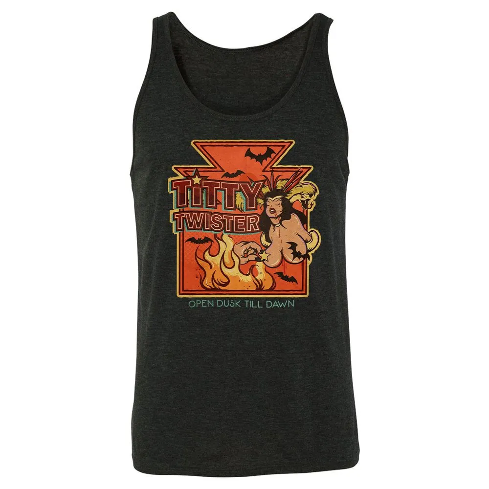 Unisex Jersey Tank - 11ESDJ2C - Charcoal Black Triblend - 5