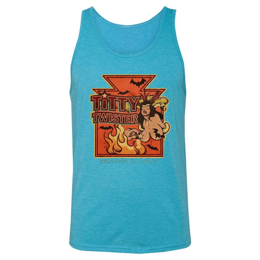 Unisex Jersey Tank - 11ESDJ2C - Aqua Triblend - 3