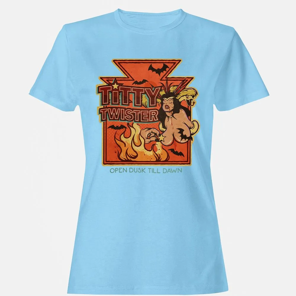 Women's T-Shirt - QAFDMJAM - Light Blue - 8