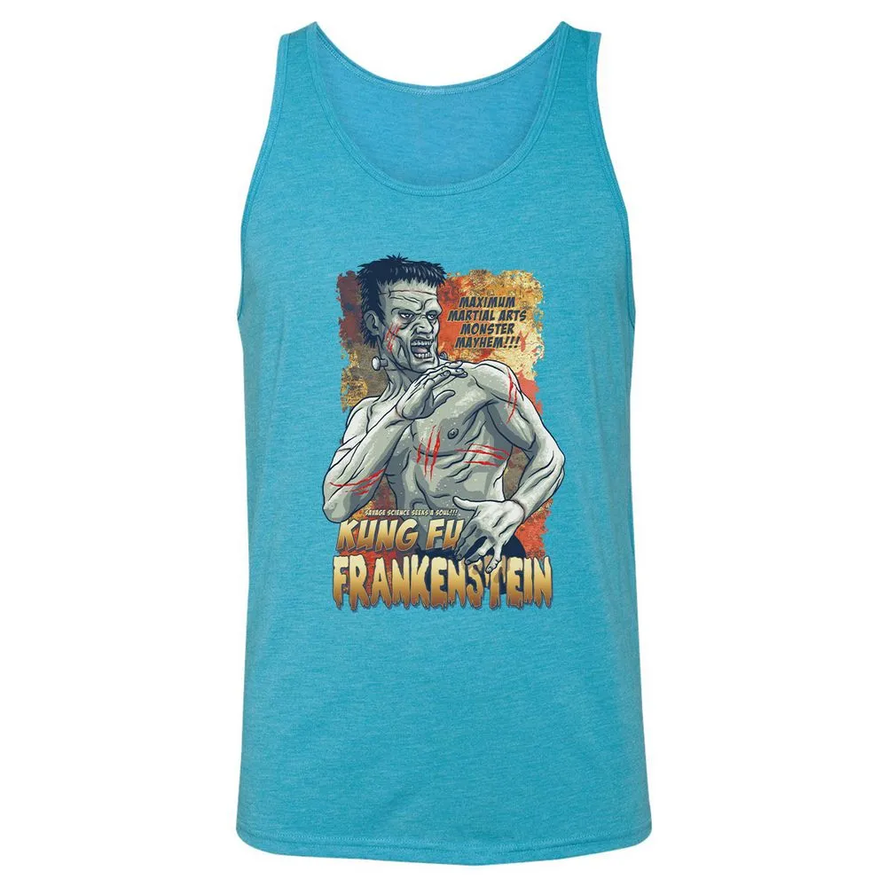 Unisex Jersey Tank - 9FFB2922 - Aqua Triblend - 3