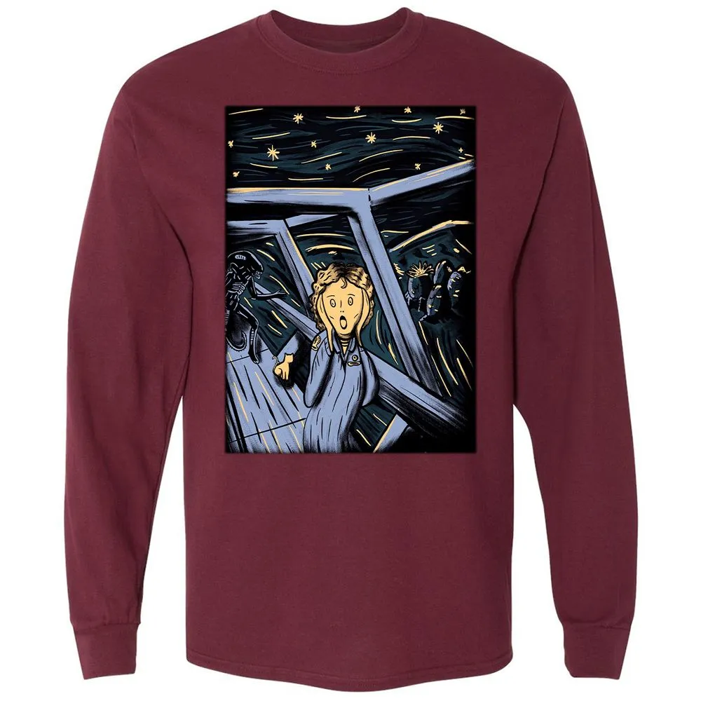 Long Sleeve T-Shirt - XPWA39ZW - Maroon - 11