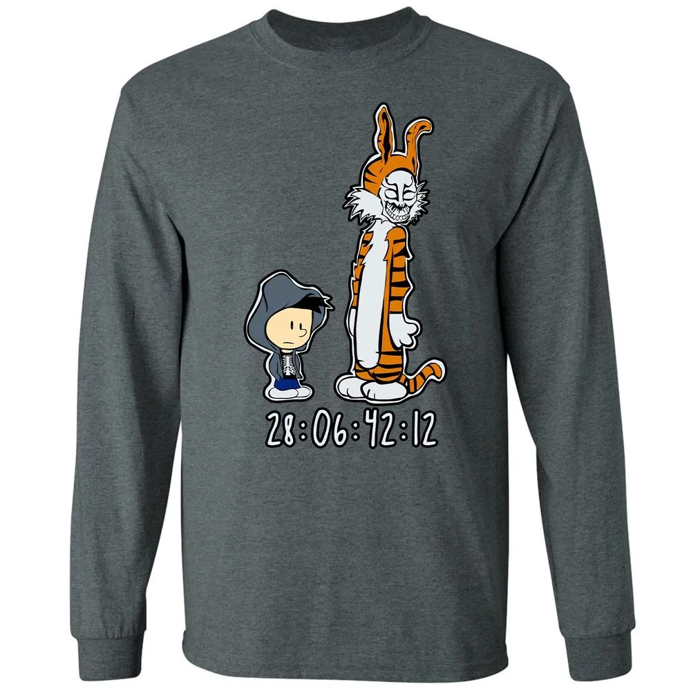 Long Sleeve T-Shirt - 8ZAAZXC2 - Dark Heather - 15