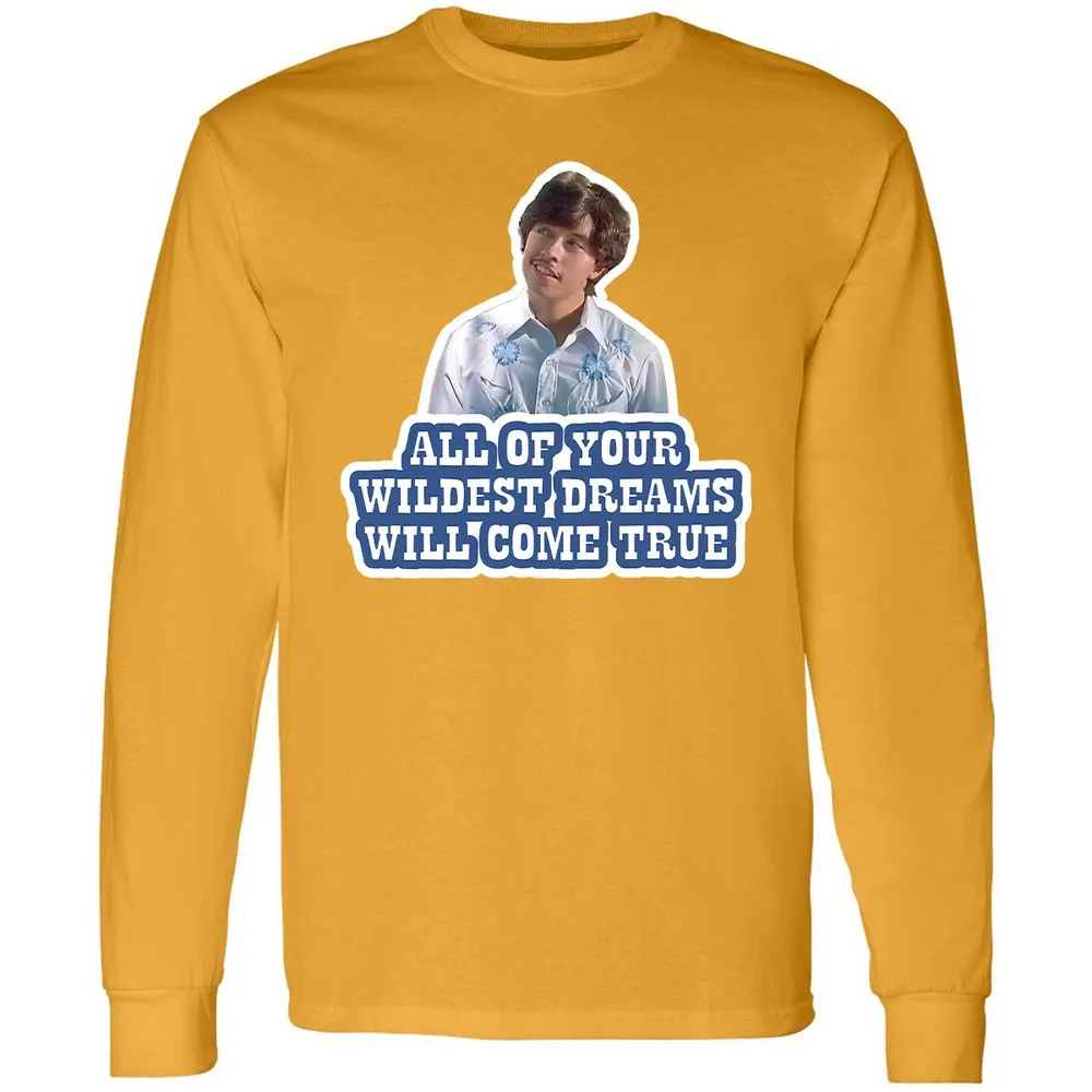 Long Sleeve T-Shirt - 3ZKD3MXL - Gold - 9