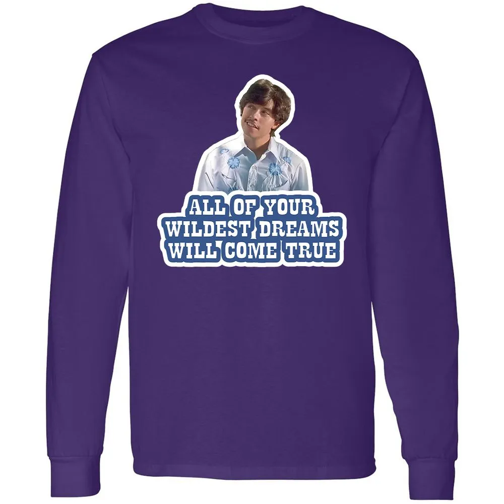 Long Sleeve T-Shirt - 3ZKD3MXL - Purple - 13