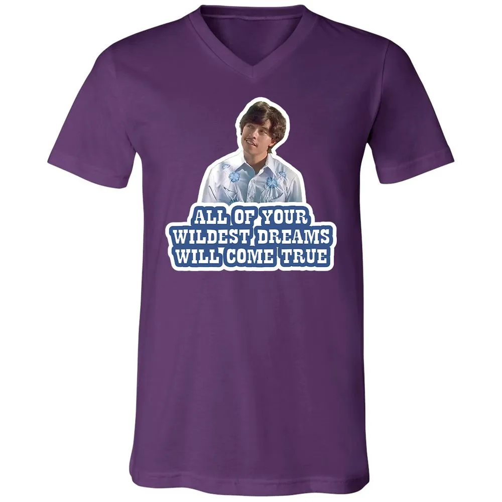 Unisex V-Neck T-Shirt - G4GLYSNU - Team Purple - 2