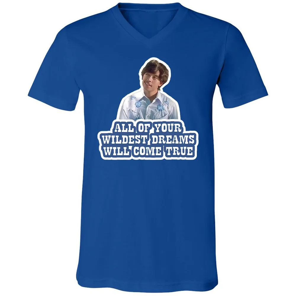 Unisex V-Neck T-Shirt - G4GLYSNU - True Royal - 4