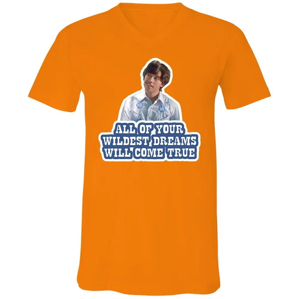 Unisex V-Neck T-Shirt - G4GLYSNU - Orange - 11