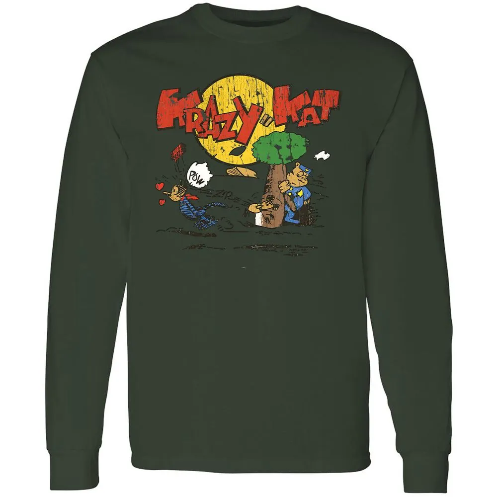 Long Sleeve T-Shirt - 5URQNGDR - Forest Green - 8